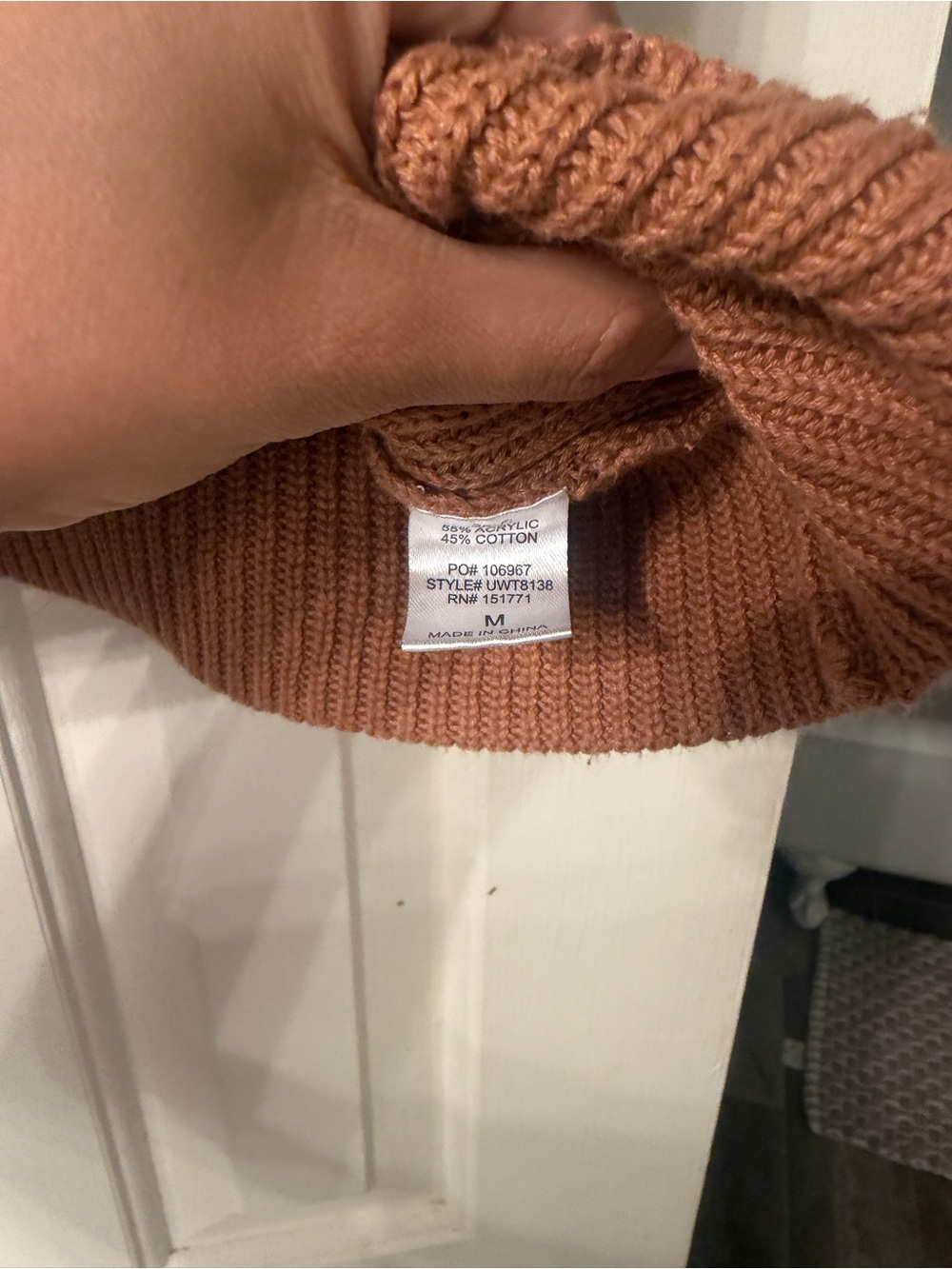 Red Dress Boutique RETRO RADIANCE Brown KNIT TANK TOP - Picture 4 of 8